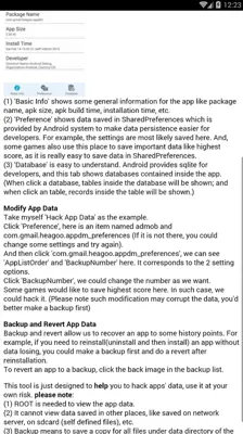 Hack App Data android App screenshot 0